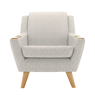 G Plan Vintage The Fifty Five Armchair Marl Cream